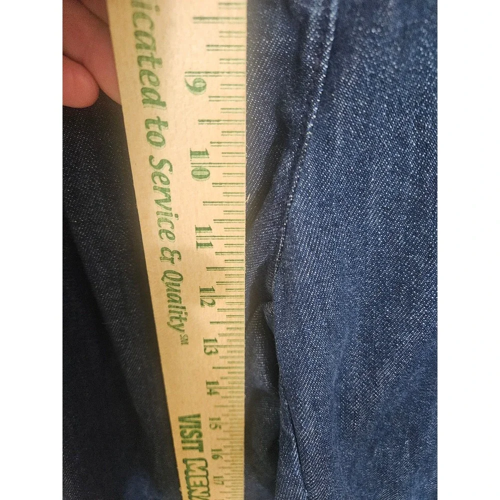 American Eagle Stretch Denim Trouser‎ Jeans Dark Wash Wide Leg Pleated Size 2